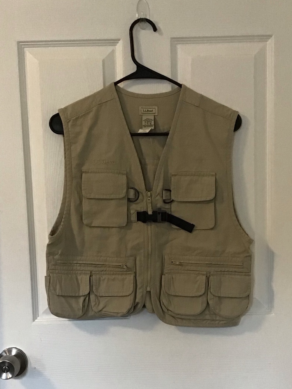 NWOT! L.L. Bean Khaki Ripstop Cotton Shirt